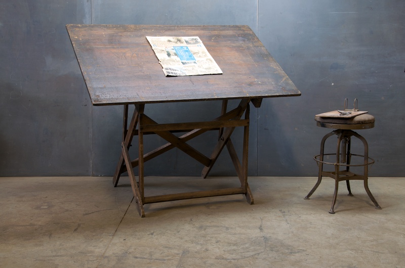 Architects Cantilever Drafting Table Modernfifty A Non Linear